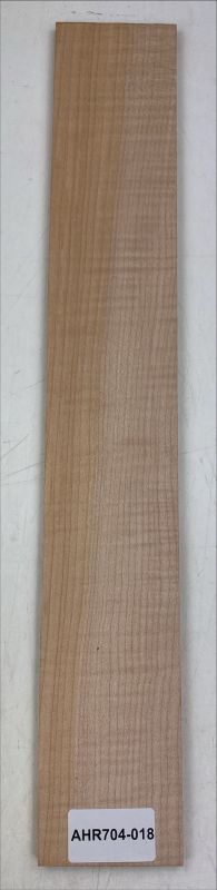 Fretboard Maple flamed, "Caramel", 600x95x9mm Unique Piece #018